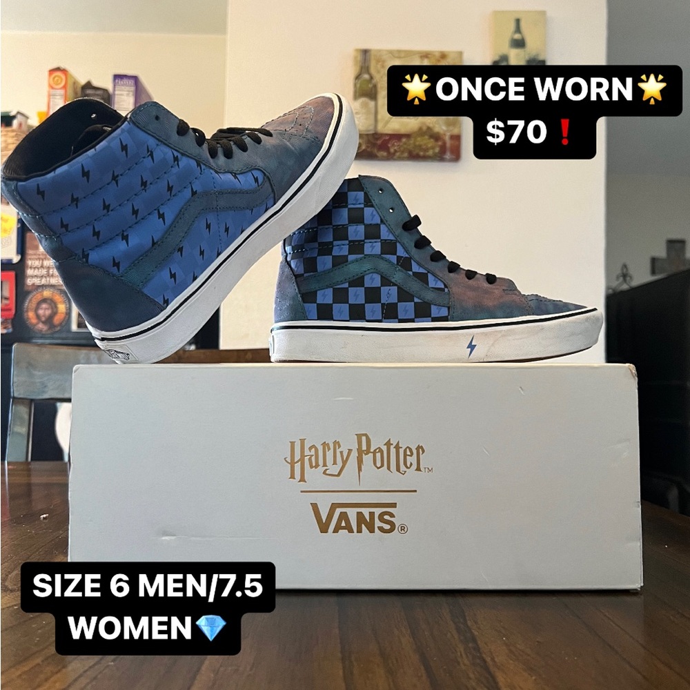 Vans x Harry Potter High Tops💧🌟WORN ONCE🌟